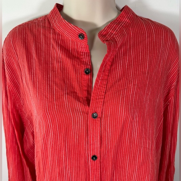 INC International Concepts Women’s Banded Collar Blouse - Size XL - Picture 2 of 5